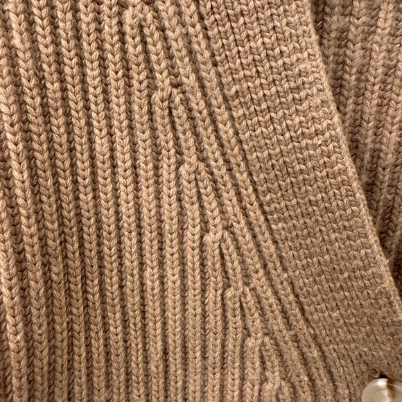 Abercrombie & Fitch Women's Chunky Knit Merino Wool Blend Cardigan M - Picture 5 of 6